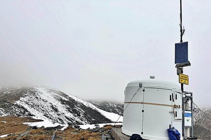 L’estació nivometeorològica.