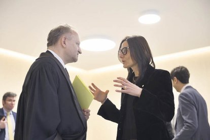 La ministra de Justícia amb el fiscal general.