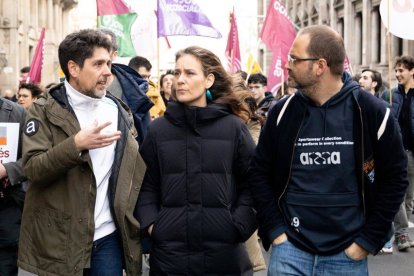 David Cid i Jéssica Albiach dels Comuns.