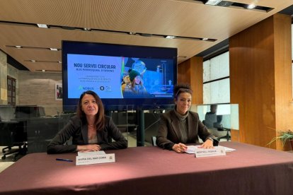 Maria del Mar Coma i Meritxell Rabadà.