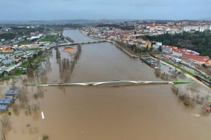 Inundacions a la ciutat portuguesa de Coïmbra.