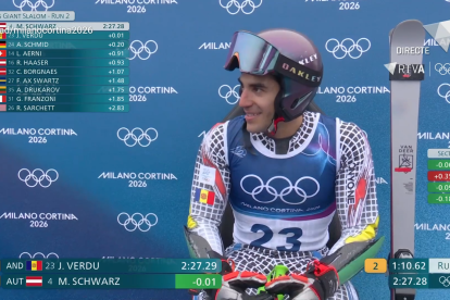 Verdú, al seient calent quan liderava la cursa