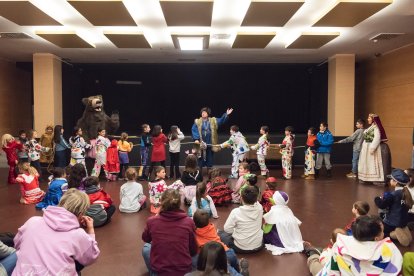Un moment durant la celebració del Carnaval de Canillo, ahir.
