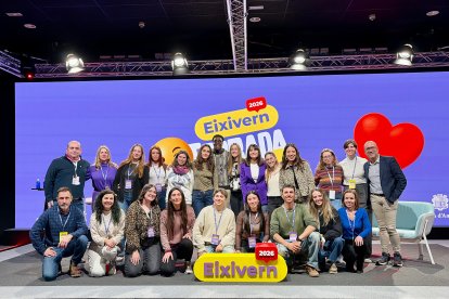 Un moment de la trobada amb els creadors de contingut.