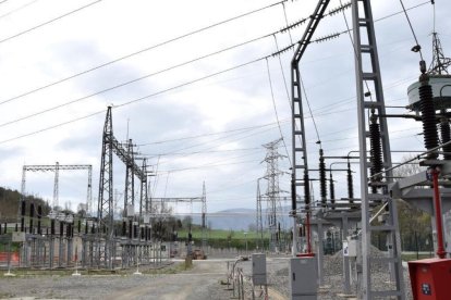 La subestació elèctrica d’Adrall, a Catalunya.