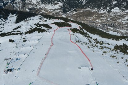 La pista Àliga acull avui el primer entrenament de la Copa del Món.
