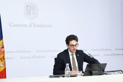 El ministre portaveu, ahir.