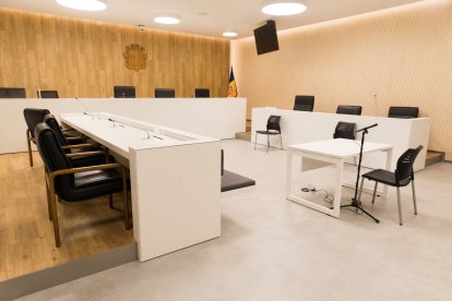 Sala del Tribunal de Corts.