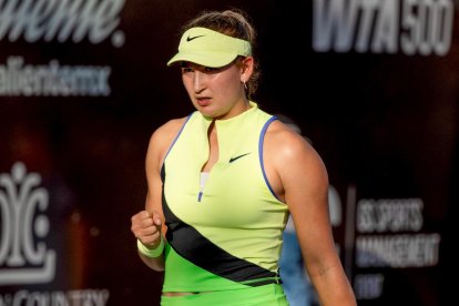 Vicky Jiménez en el torneig WTA de Mérida