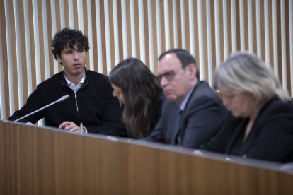 Els consellers Bartolomé, López, Jordana i Coma a la comissió legislativa.