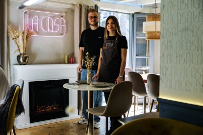 El xef Ignacio Loslao en una estança del restaurant.