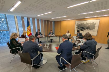 La junta de presidents celebrada aquesta tarda al Consell General.