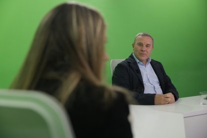 Jordi París, ahir a Diari TV