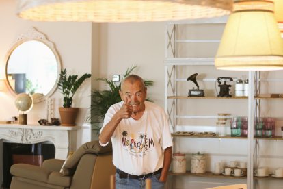 Un usuari del centre Sant Vicenç d’Enclar.