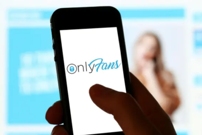 Un telèfon mòbil amb OnlyFans.