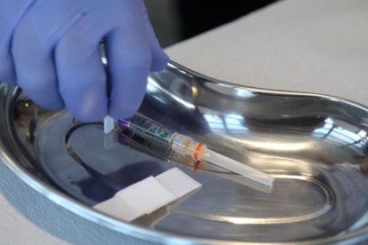 Una vacuna contra la grip.