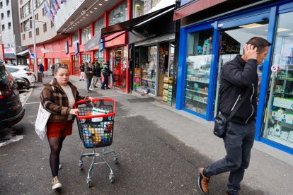 Els carrers del Pas de la Casa, dilluns.