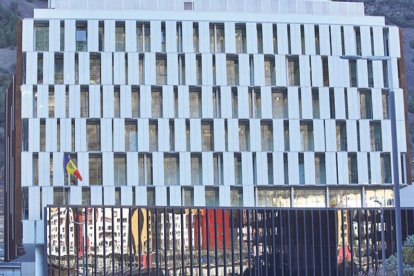 Façana de la seu de la Justícia.