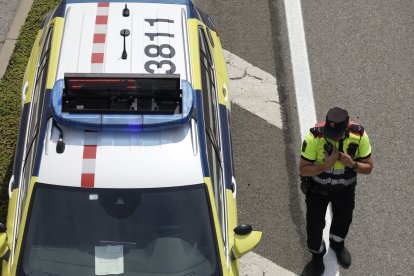 Els mossos d’esquadra en un operatiu.