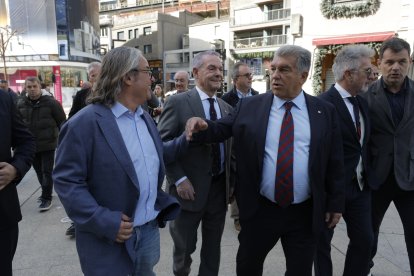 Rodríguez amb Laporta.