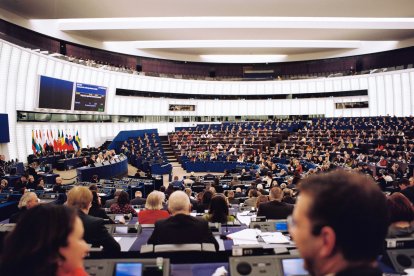 Una de les reunions al Parlament Europeu.
