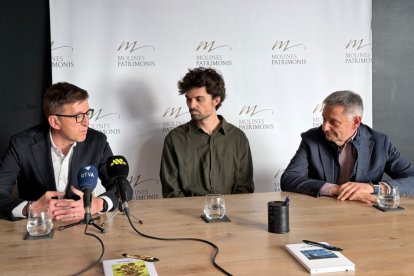 Enric Bartomeu, durant la presentació del concert.