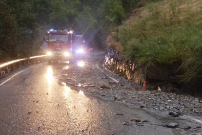 Esllavissada a la carretera d’Anyós.