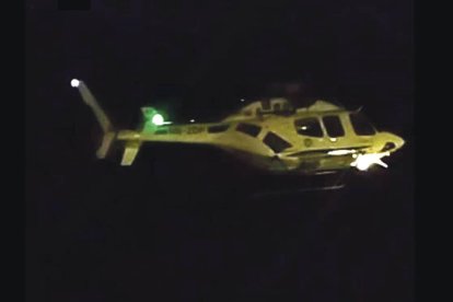 L’helicòpter que va participar en l’operatiu