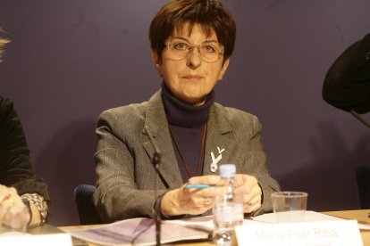 Maria Pilar Riba Font quan era consellera general