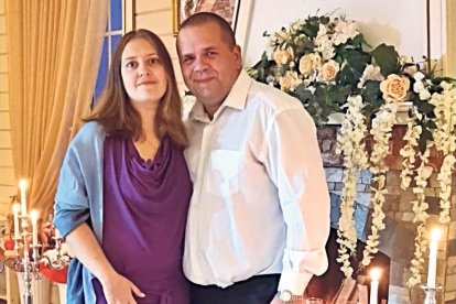 Anna Stepanenko i el seu marit