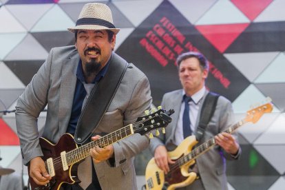 La Velvet Blues Band actua al cicle Músiques del món d'Escaldes-Engordany.