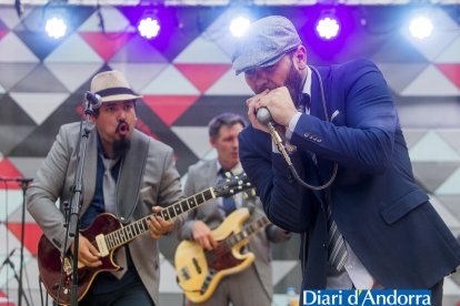 La Velvet Blues Band actua al cicle Músiques del món d'Escaldes-Engordany.
