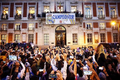 El Reial Madrid celebra l'onzena Copa d'Europa