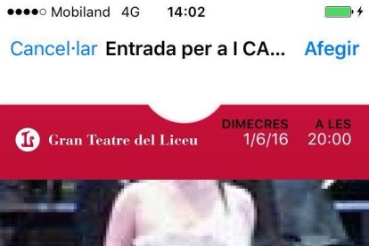 Abonament Liceu