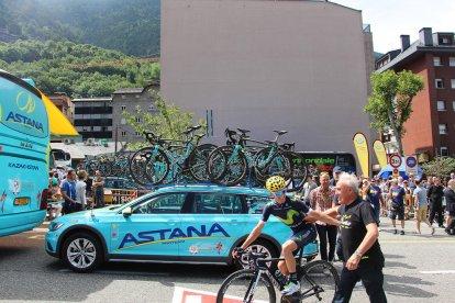 Un moment abans de la cursa
