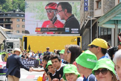 Joaquim 'Purito' Rodríguez instants previs a la sortida