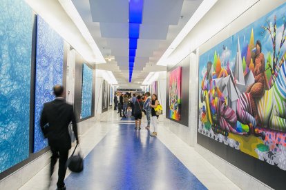 Visions de l'aigua termal des de l'art urbà