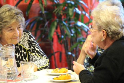 Instant de la castanyada celebrada a la Casa Pairal d'Ordino aquest dimarts a la tarda