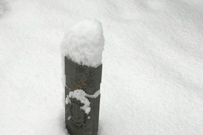 La nevada d'aquest dilluns, en imatges