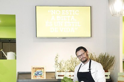 Rodrigo Codone, cuiner del restaurant The Healthy