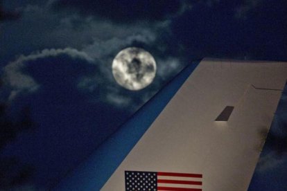 Imatge del primer eclipsi del 2017 arreu del món