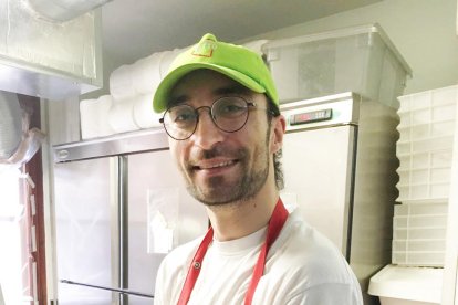 Pizza d'olives i carbassó