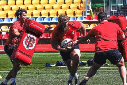 Primera jornada de treball de l'Stade Toulousain