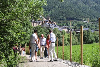 Acaba la millora del camí ral d'Ordino a Sornàs