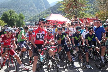 Alberto Contador rep un homenatge en el seu comiat d'Andorra