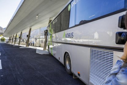 Tres setmanes per acabar l'estació d'autobusos
