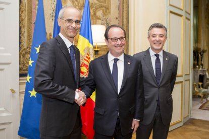 Martí i Mateu agraeixen a Hollande el suport al procés de reformes
