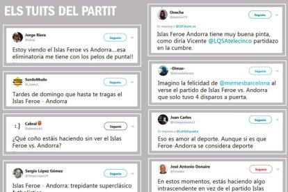 El partit contra les Fèroe deriva en bromes a la xarxa