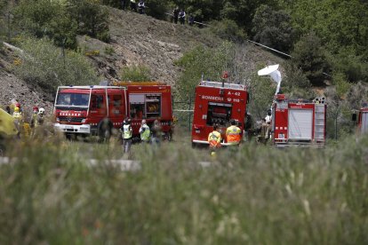 Dues víctimes mortals a l'estavellar-se un ultralleuger a l'aeroport Andorra-la Seu