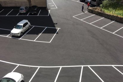 Nou aparcament comunal a l'avinguda de les Escoles